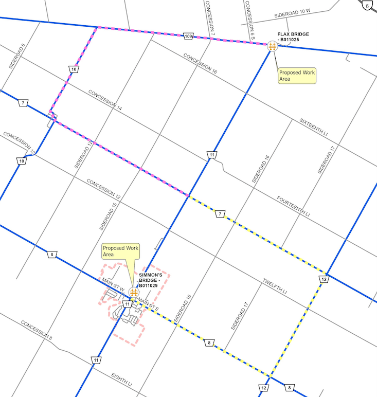 Mapleton bridge project to begin Feb. 23 post image