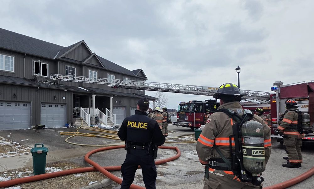 Unattended candle causes Fergus house fire post image