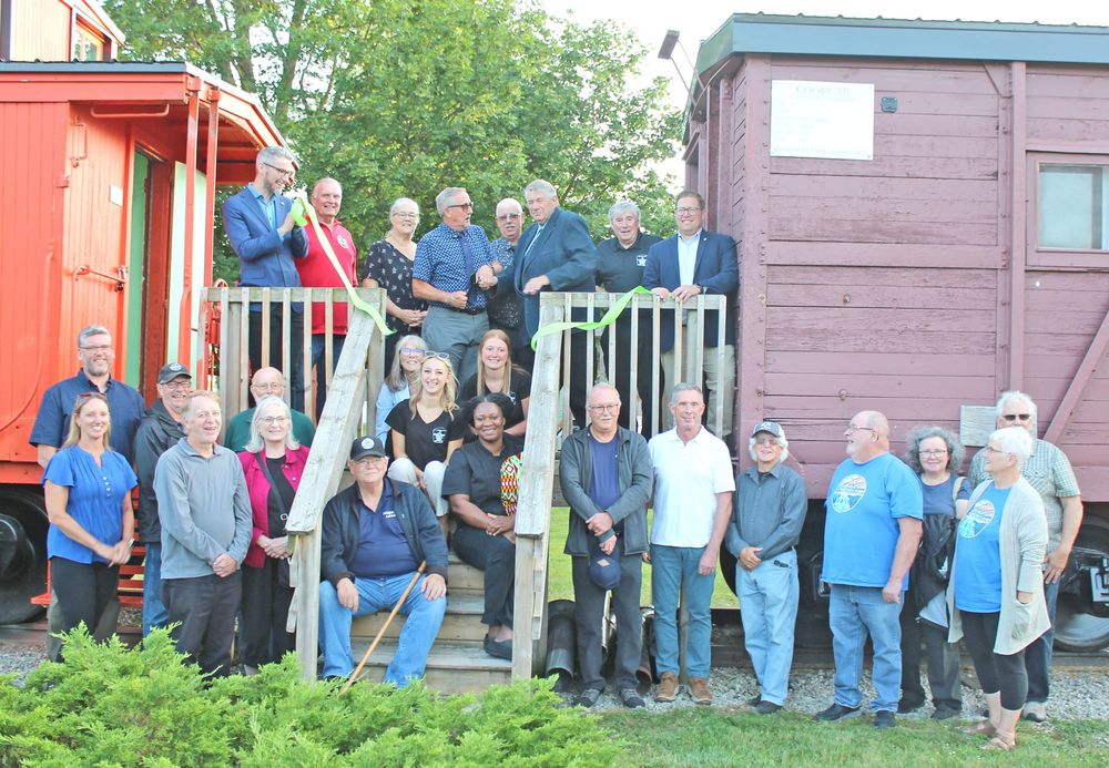 Renovation of Palmerston’s cook car, caboose completed post image