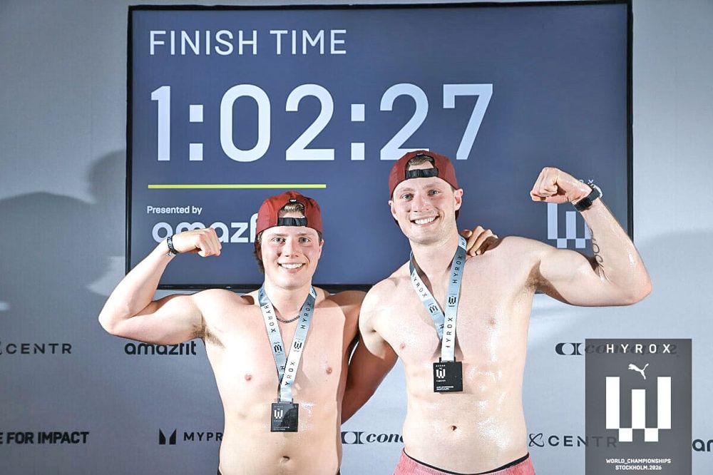 Local brothers take on HYROX World  Championships in Stockholm, represent Canada post image