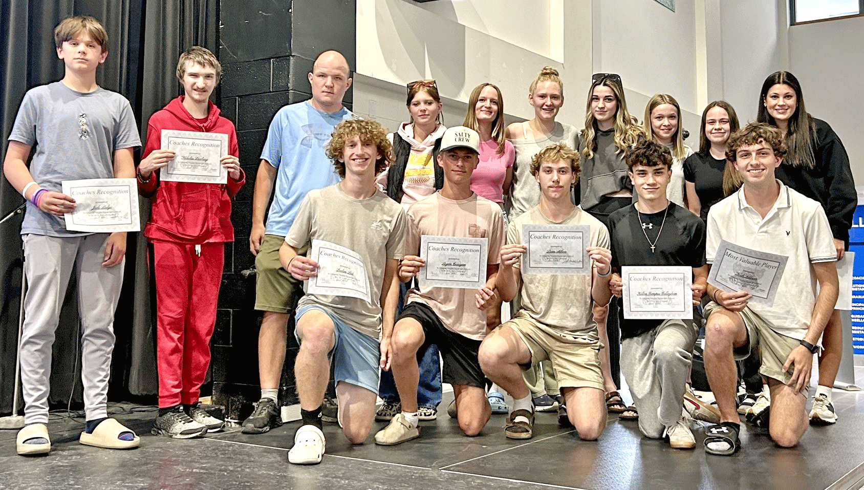 Wellington Heights athletes feted at year-end assembly post image
