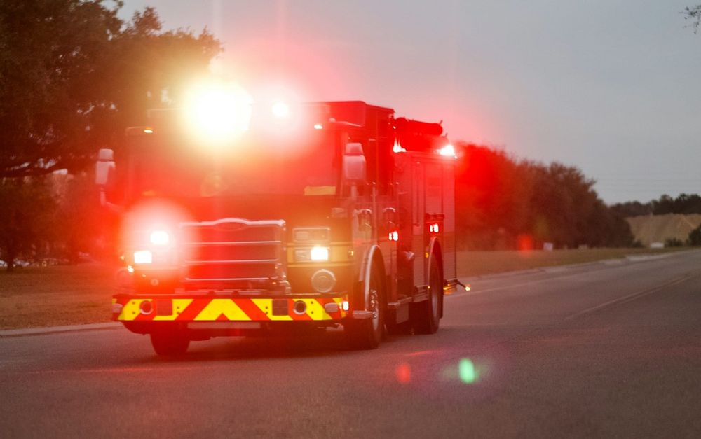 Harvester fire ignites farm field near Harriston post image