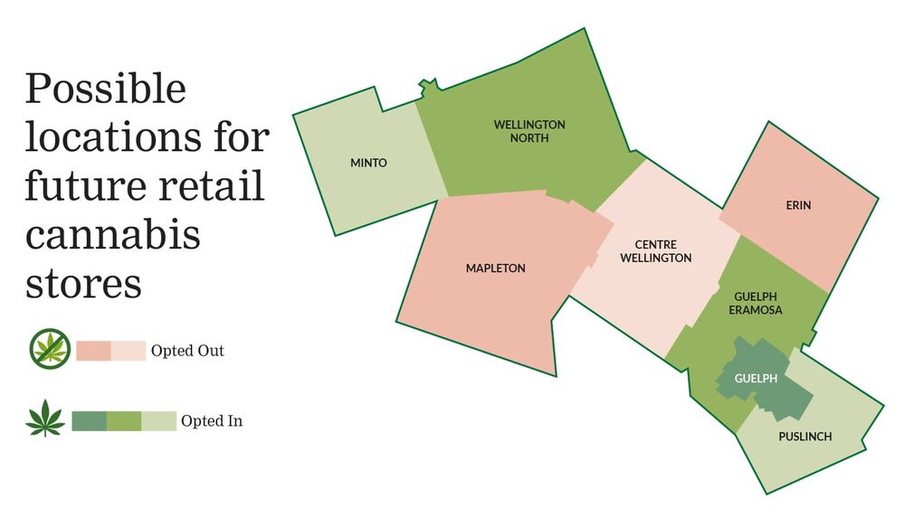 Four of seven Wellington County municipalities open to retail cannabis sales post image