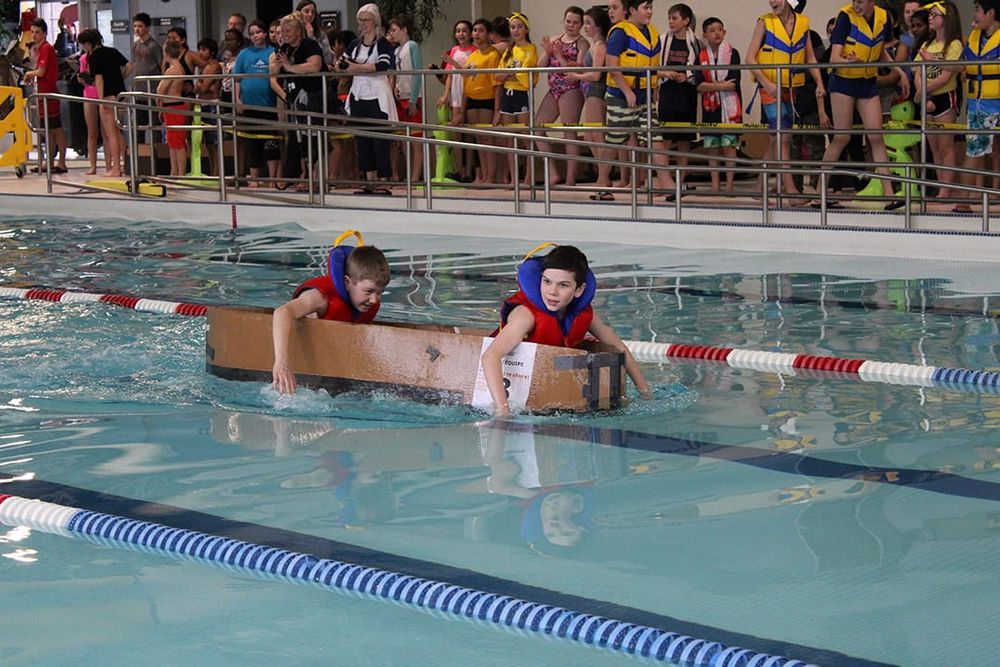 Cardboard boat race post image
