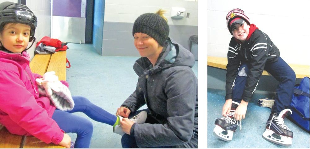 Family Day skating in Mount Forest post image