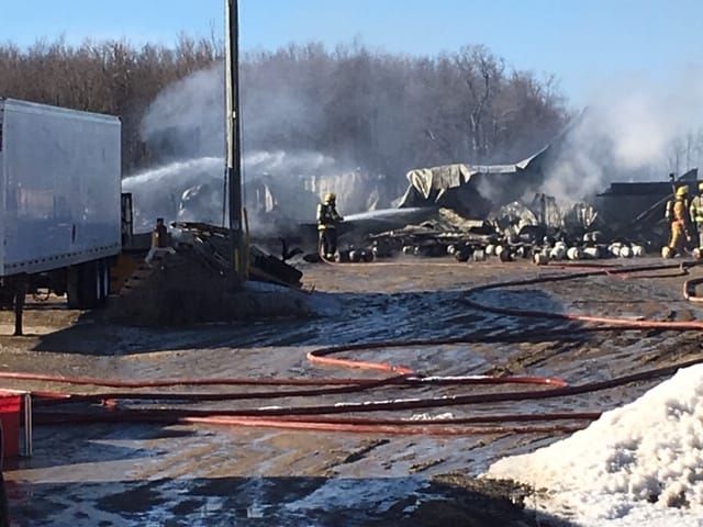 Shop fire causes $300,000 damage, burns worker post image