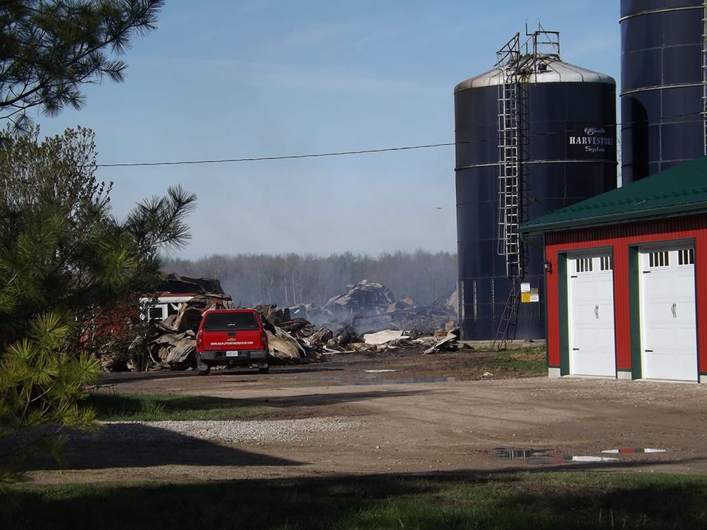 Barn fire post image