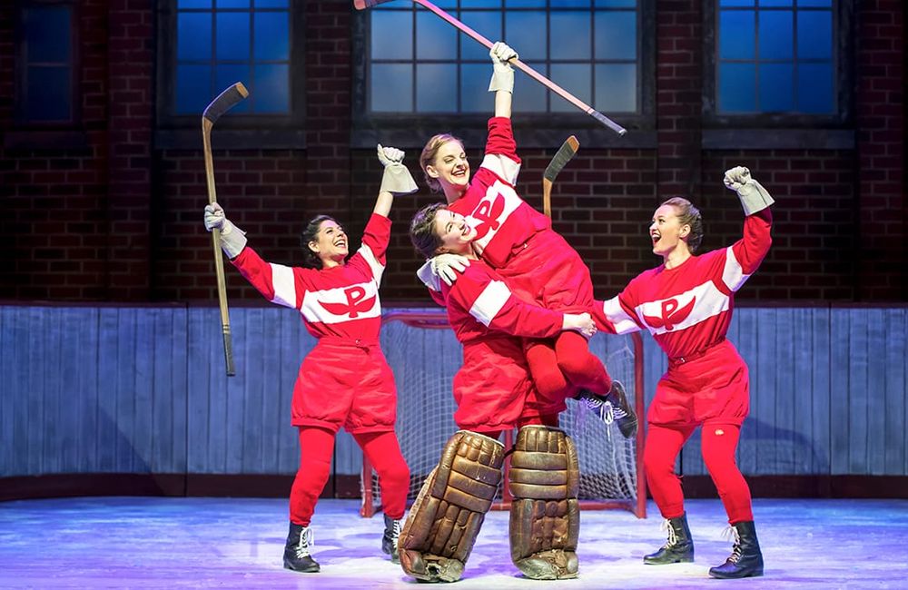 Women’s hockey team comes to life on stage post image