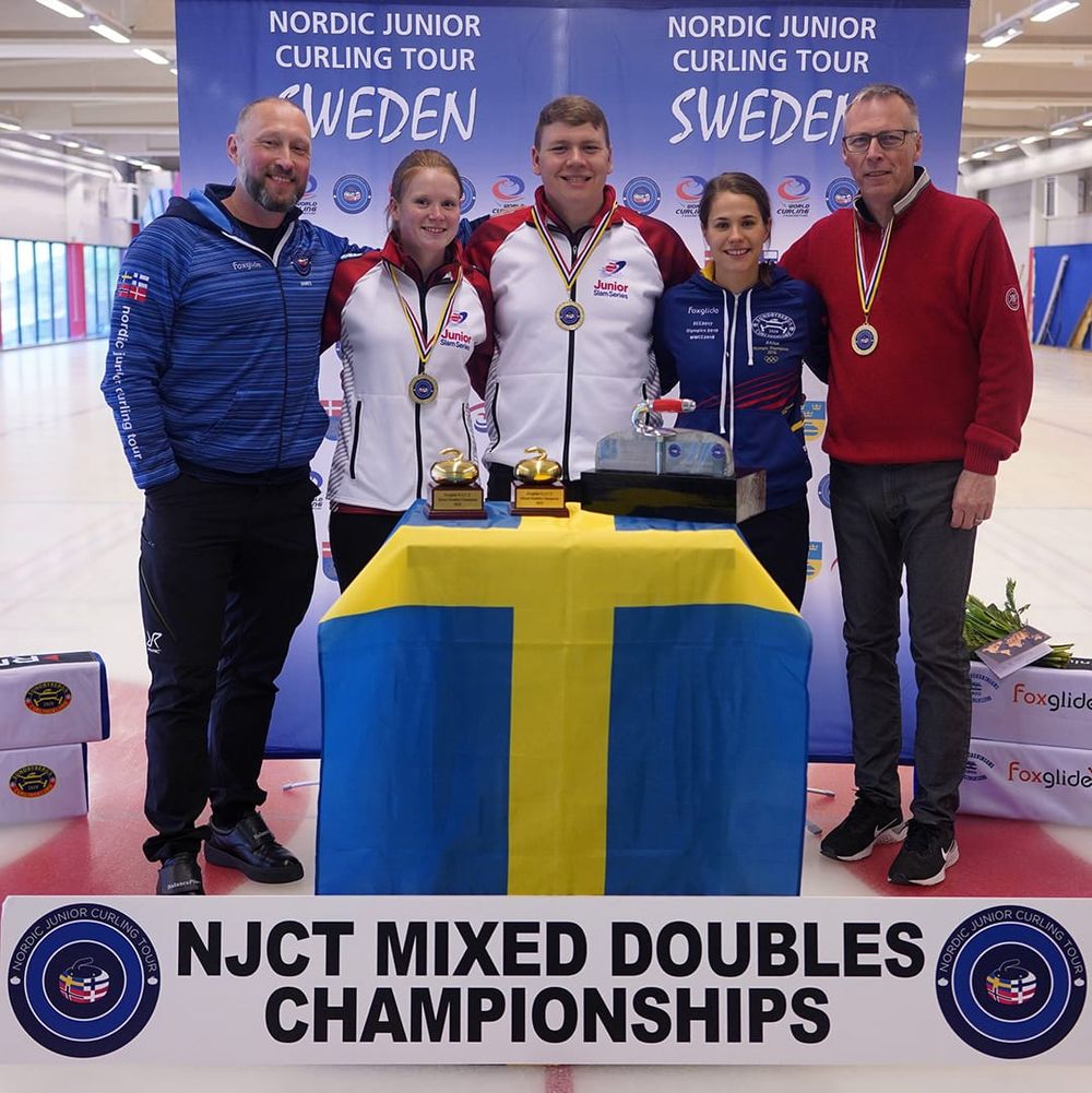 Pair win gold at international curling tournament post image