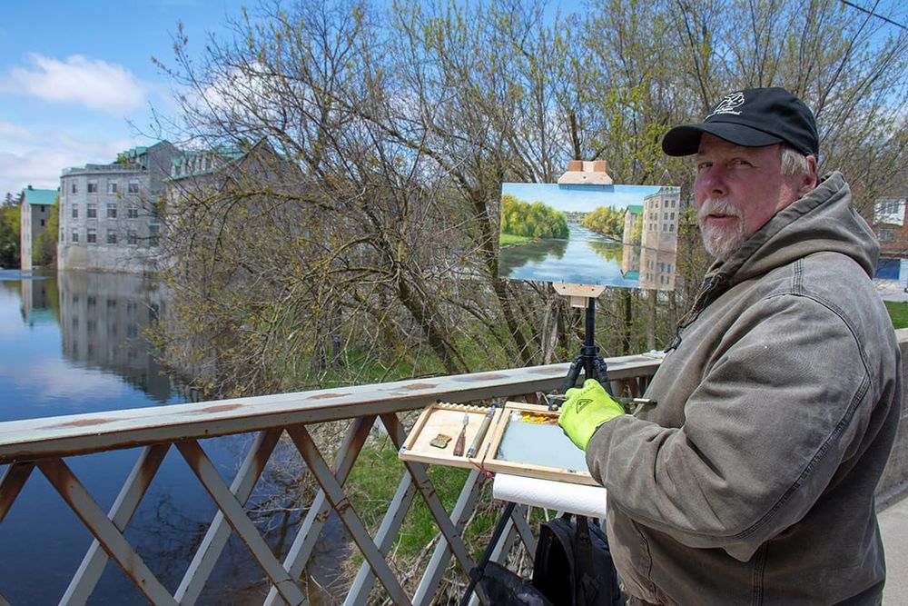 Outdoor painting post image