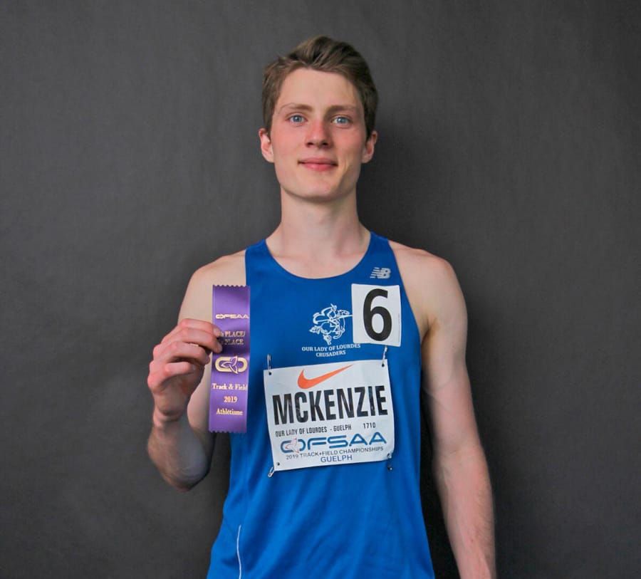 Elora's Brock McKenzie competed in steeplechase at OFSAA post image