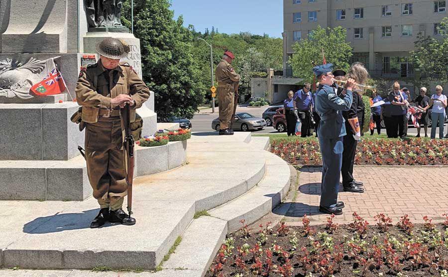 Erin air cadet takes part in Guelph's D-Day memorial service post image