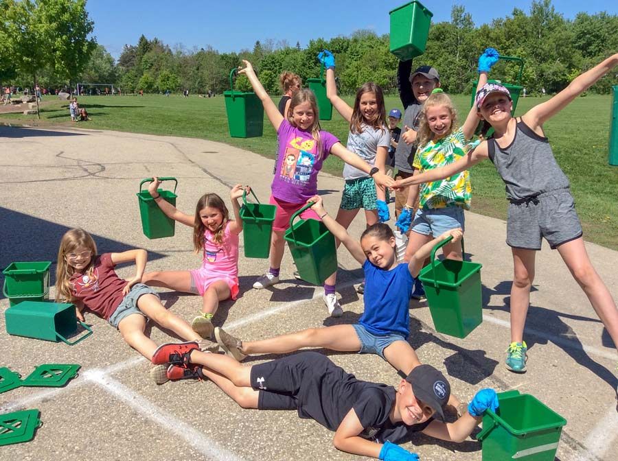 Elora Green Gryphons composting team hang up their buckets for summer post image