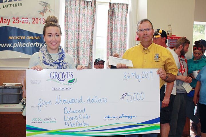 Belwood Lions Pike Derby donates $5,000 Groves Hospital post image