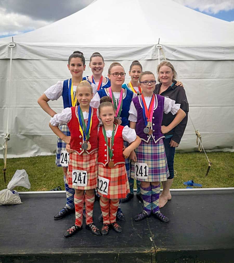 Mary Ellen Cann School of Highland Dance competed at Fergus Scottish Festival post image