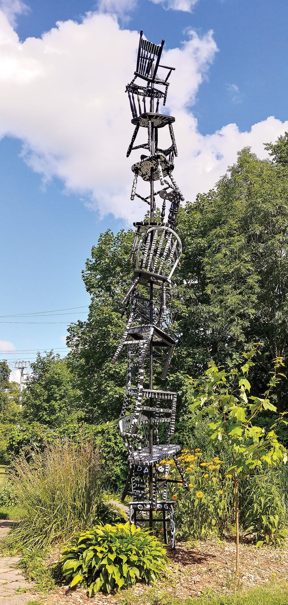 Chair sculpture post image
