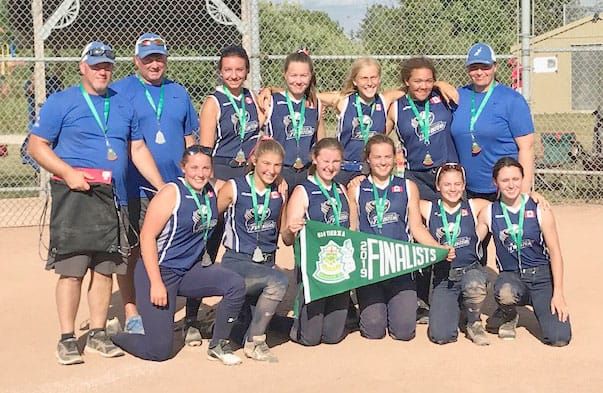 14U Arthur Twisters rep team win silver at Provincial Softball Championships post image