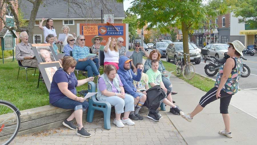 'Sing for the Climate' event held in Erin, part of Global Climate Strike Week post image