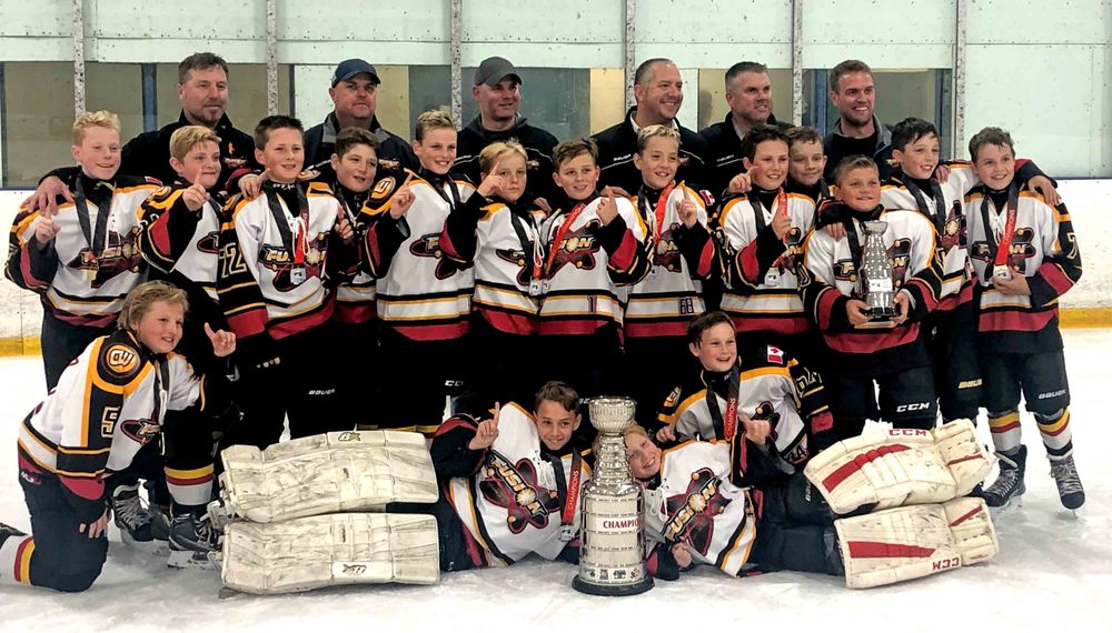 Centre Wellington Fusion Minor PeeWee A team bring home gold post image