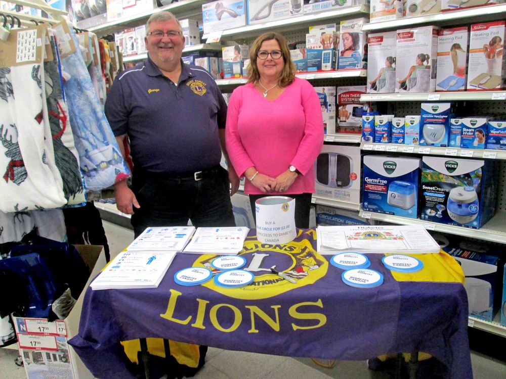 Mount Forest Lions Club promotes diabetes awareness post image