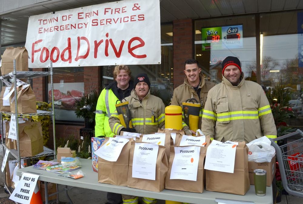 Hillsburgh firefighters host food drive in support of East Wellington Community Services post image