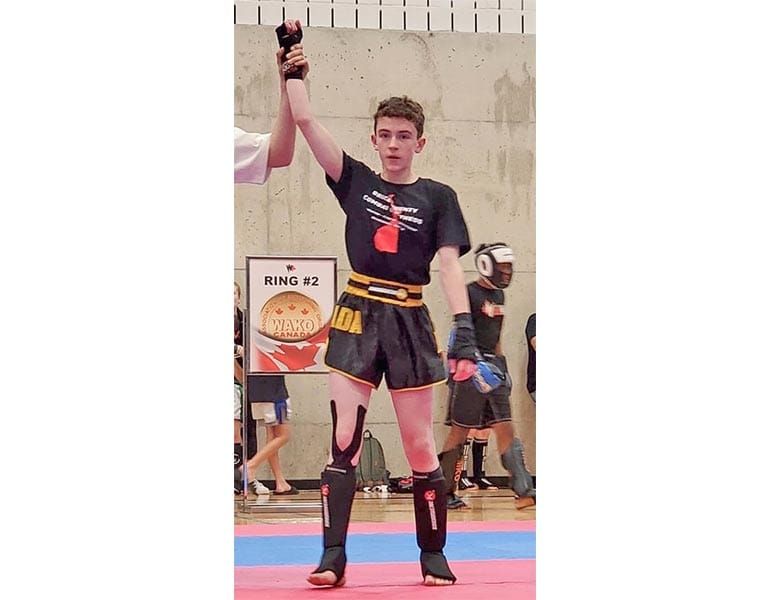 Mount Forest kickboxer brings home medals post image