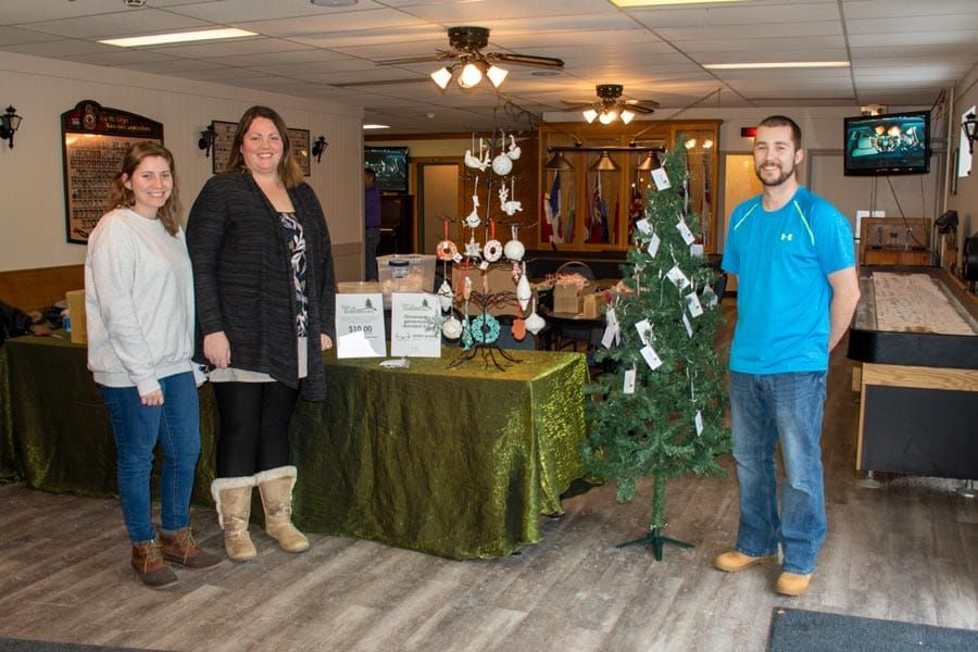 Hospice holiday tree fundraiser post image
