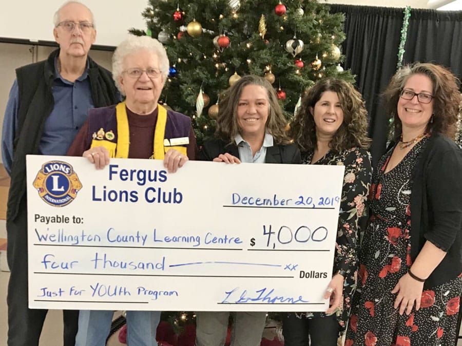 Fergus Lions support youth literacy post image