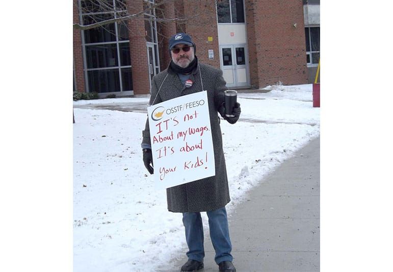 Teachers stage one-day strike post image