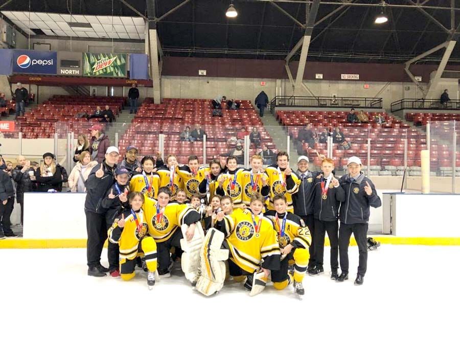 Mapleton athletes win gold with Waterloo Wolves Minor Bantams post image