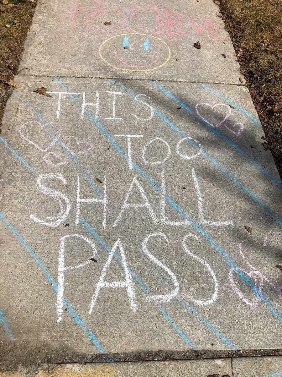 Different messages displayed locally regarding COVID-19 post image