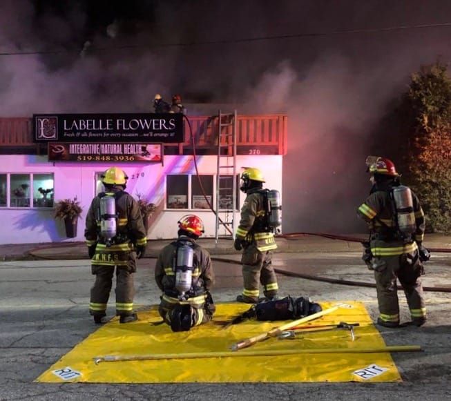 Large fire destroys part of building in downtown Arthur post image