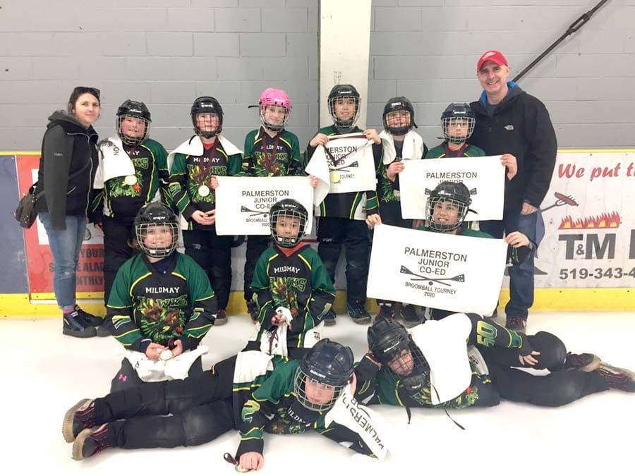 Broomball tourney draws 33 teams to arenas in Palmerston, Harriston post image