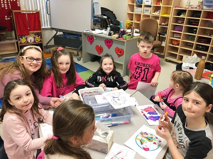Arthur's St.John Catholic School in Arthur took part in Pink Shirt Day post image