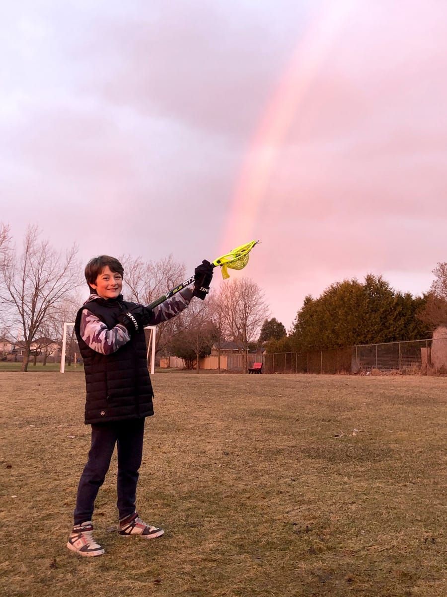 Catching rainbows lacrosse style post image