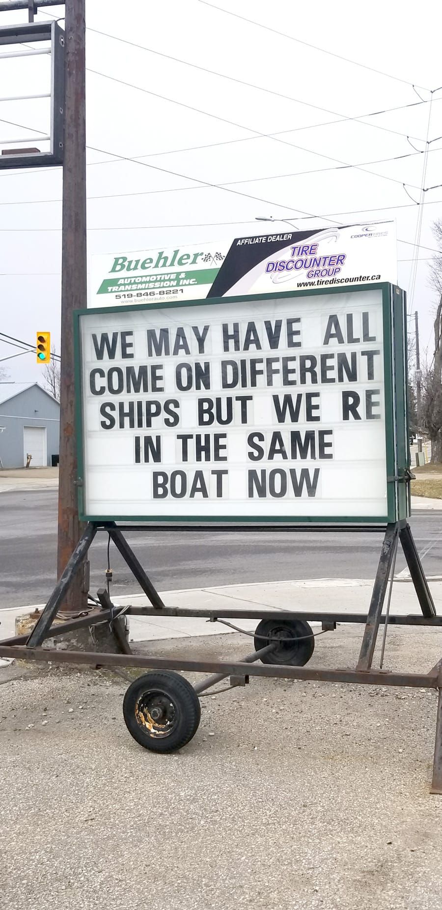 Signboard philosophy for society on shut down post image