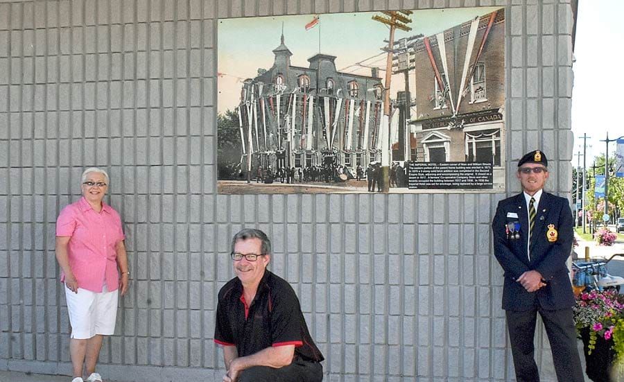 Mural of Imperial Hotel installed in downtown Palmerston post image