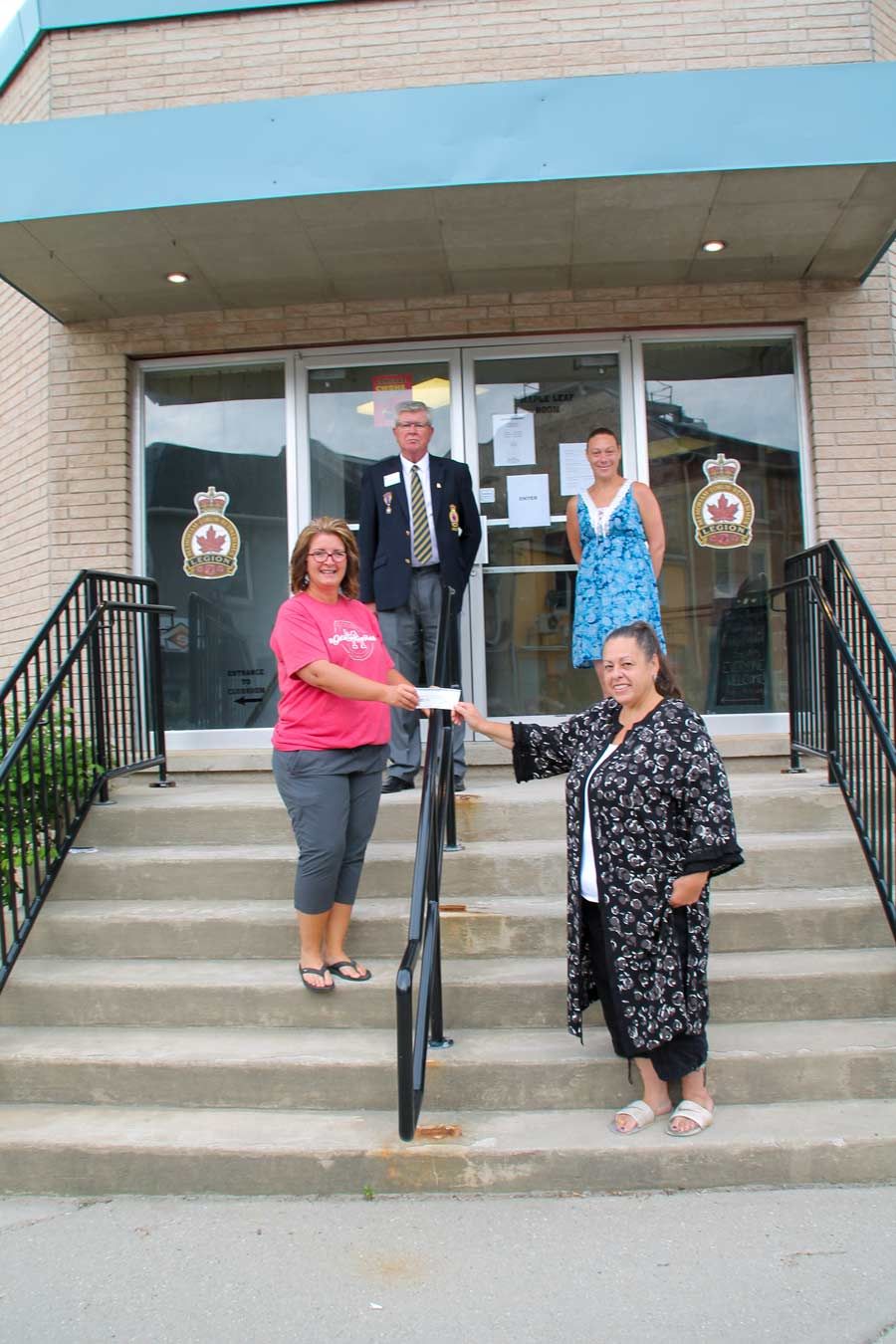 Elora Legion bottle drive supports Get In Touch For Hutch post image