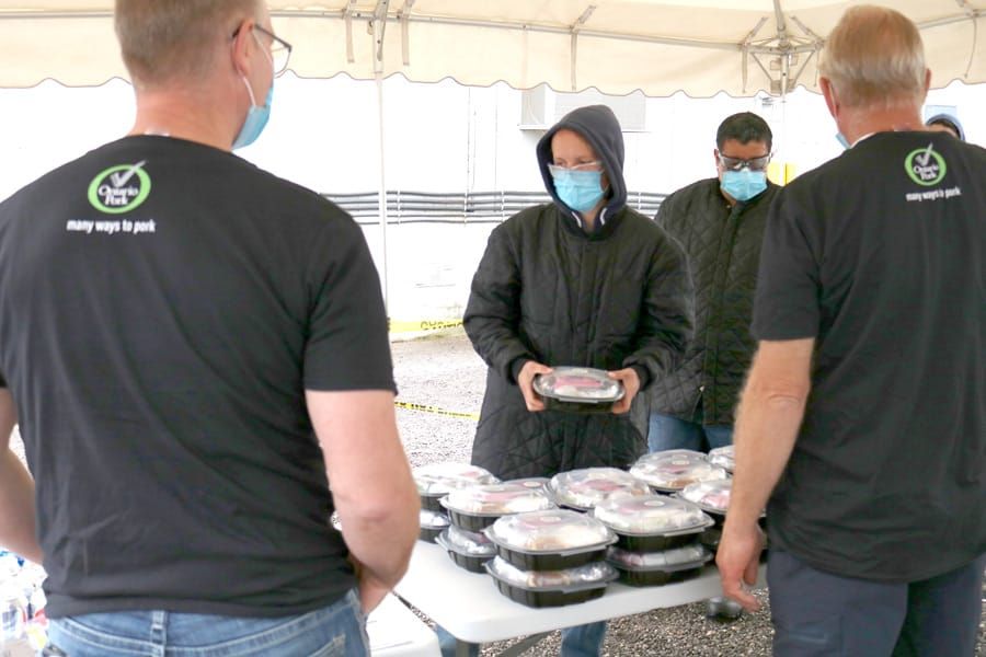 Pork farmers provide lunch for Conestoga Meats processing plant workers post image