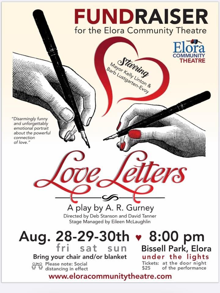 Elora Community Theatre presents 'Love Letters' this weekend in Bissell Park post image
