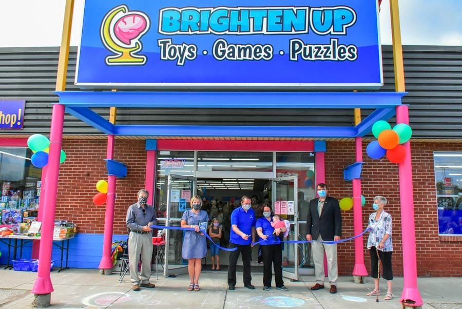 Brighten Up Toys and Games held its official ribbon cutting on Aug. 29. post image