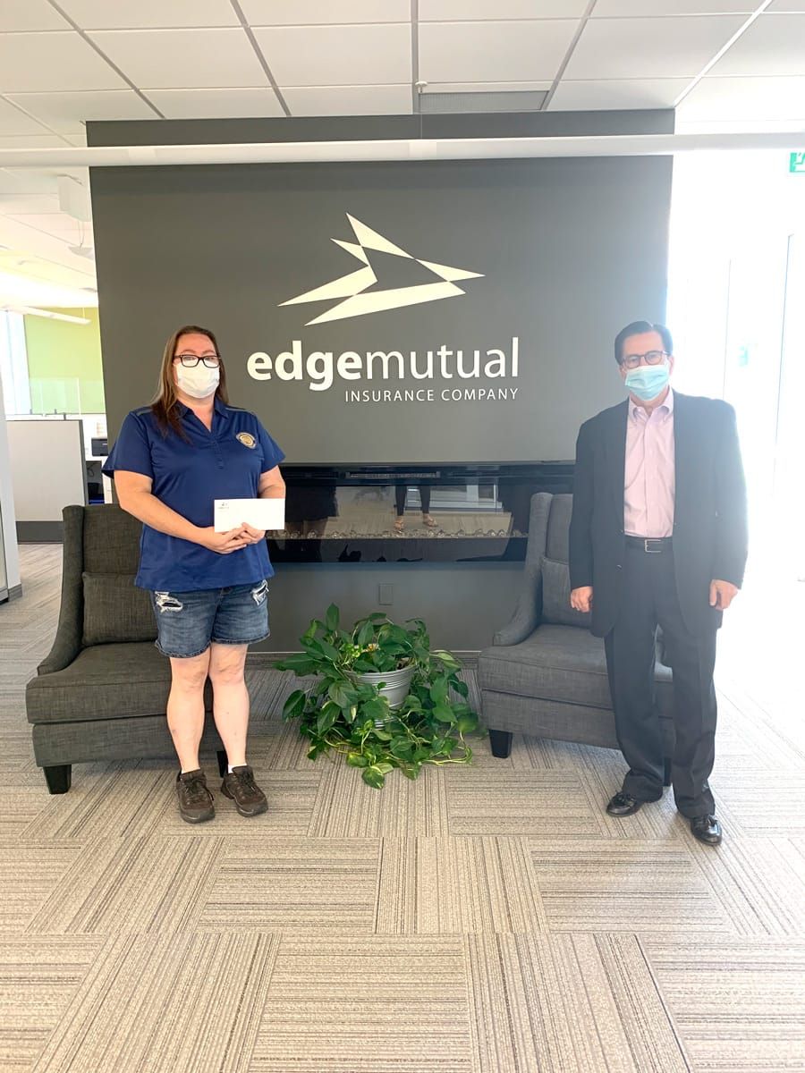 Optimist Club of Alma receives a donation from Drayton-based business post image