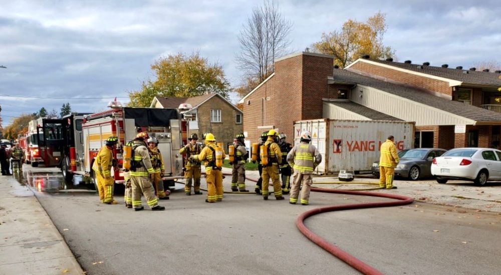 Two hospitalized for smoke inhalation after fire at Harriston apartment complex post image
