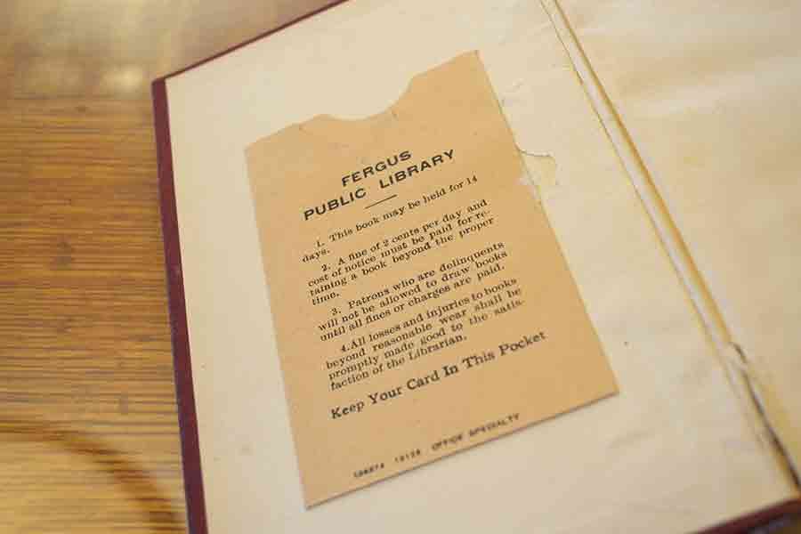 Long overdue: Century-old book checked out in the ‘40s or ‘50s returned to Fergus Public Library post image