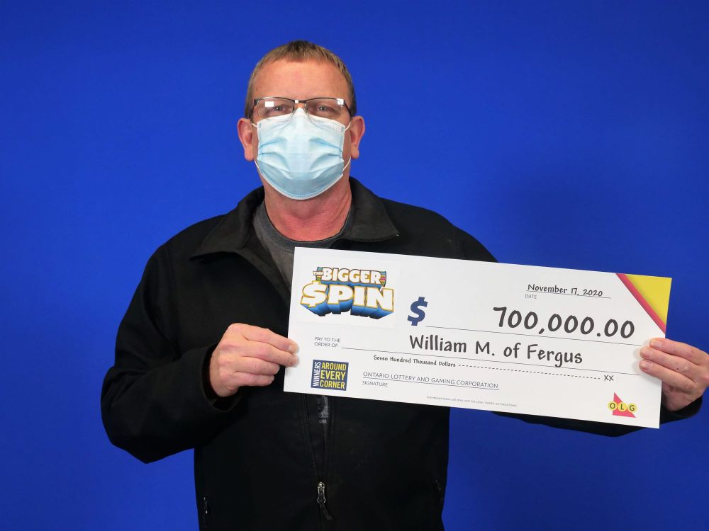 Fergus resident wins $700,000 with Bigger Spin Instant game post image