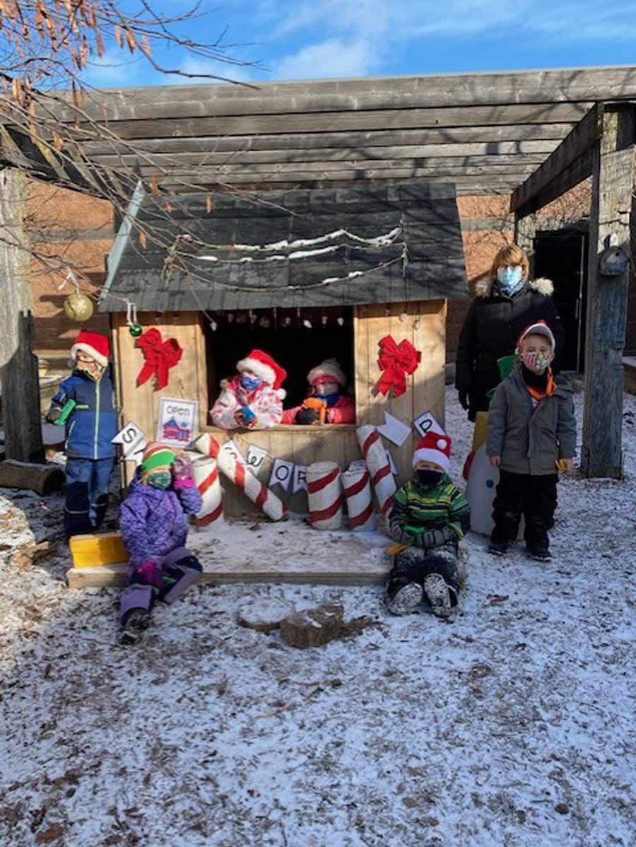 Elora Public School's Santa's Workshop gave students fun outdoor play post image