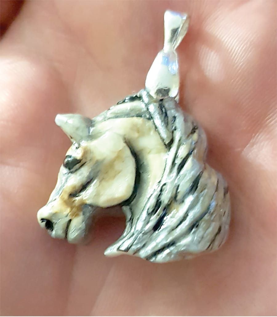 Horse teeth provide sustainable source of ivory for creations of local artist post image