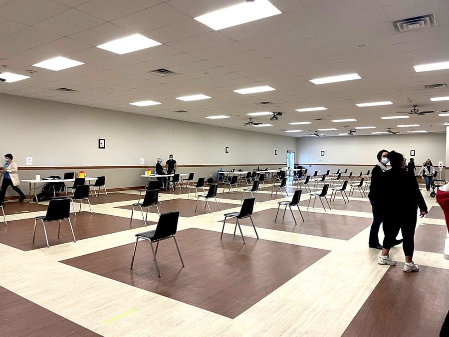 Pop-up COVID-19 vaccination clinic held at the PMD Arena on March 16 post image