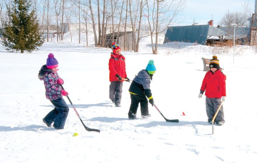 Winter fun at Alma's Wallace Cumming Park post image
