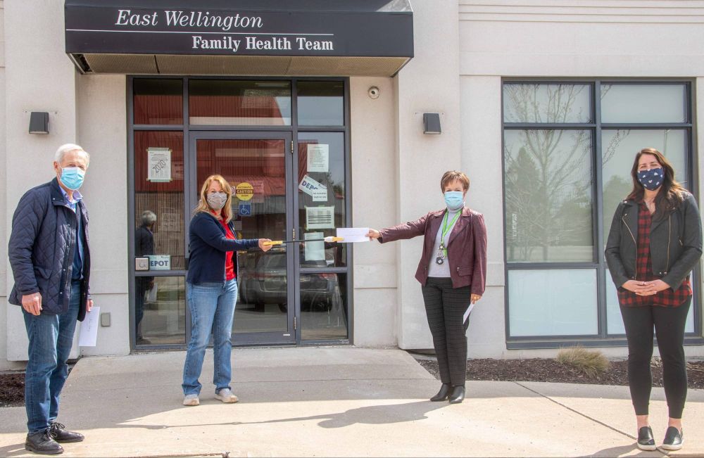 Rotary Club of Erin helps Family Health Team buy vaccination fridge post image